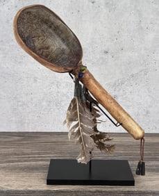 Native American Indian Turtle Shell Rattle