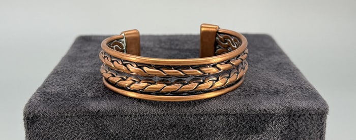 Navajo Copper Trading Post Bracelet