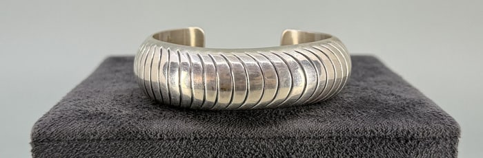Orville Tsinnie Navajo Sterling Silver Bracelet