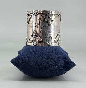 Shreve & Co Arts & Crafts Sterling Napkin Ring