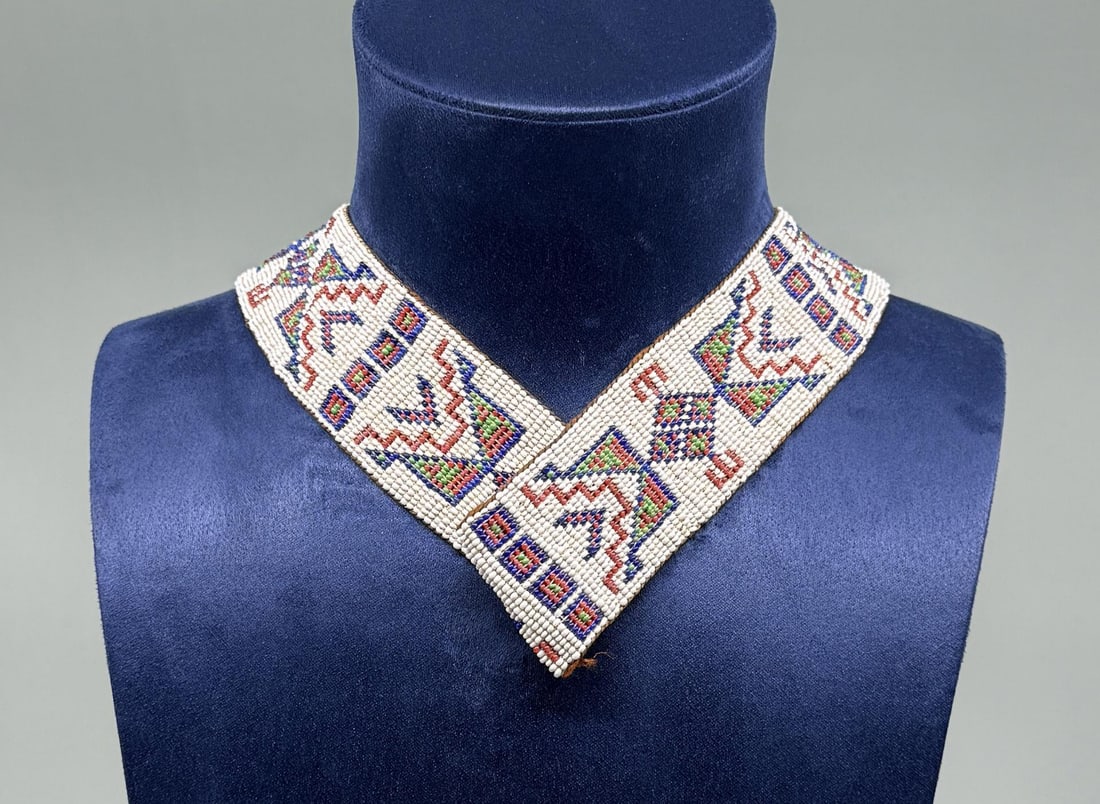 California Native American Indian Loom Beaded Belt (1 of 6)