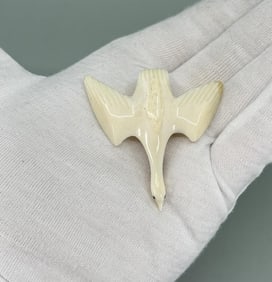 Alaskan Inuit Eskimo Goose Brooch