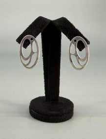 Val Malesku Cree Sterling Silver Earrings