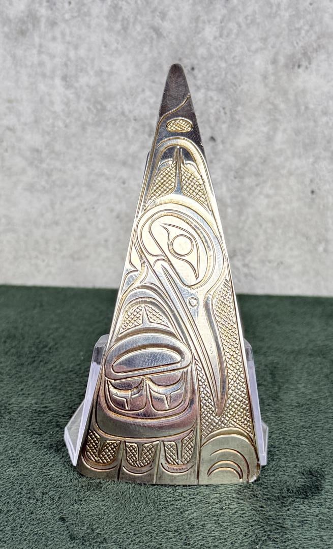 Patrick Paddy Seaweed Haida Sterling Pendant (1 of 3)