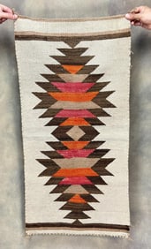 Navajo Indian Saddle Blanket Gallup Throw Rug