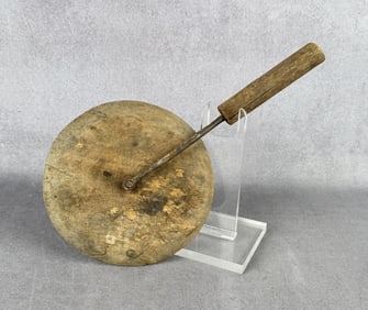 Folk Art Wheelwright Blacksmith Travelers Wheel