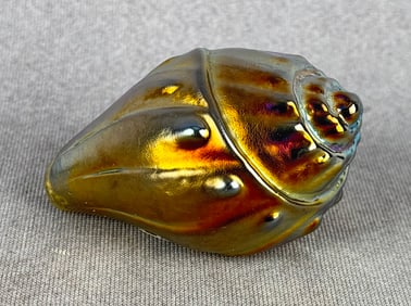 Robert Held Art Glass Shell Paperweight