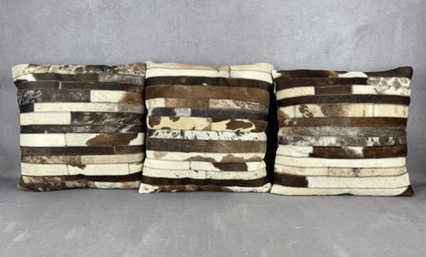 Cowboy Steerhide Hair On Pillows