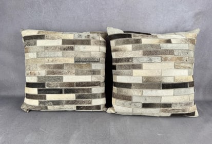 Cowboy Steerhide Hair On Pillows