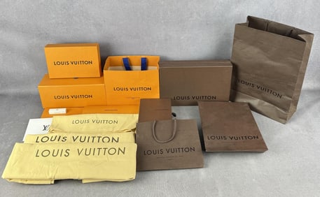 Collection of Louis Vuitton Boxes and Bags