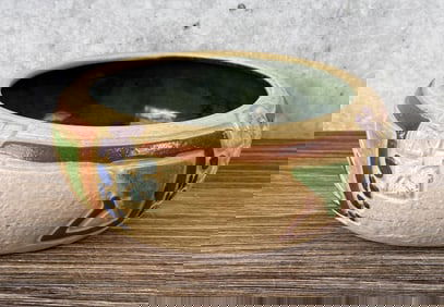 Roseville Mostique Arts & Crafts Pottery Pot