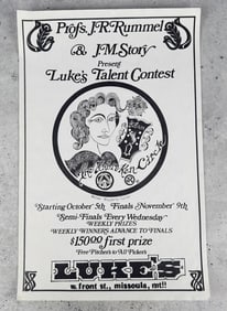 Jay Rummel Missoula Montana Lukes Bar Poster