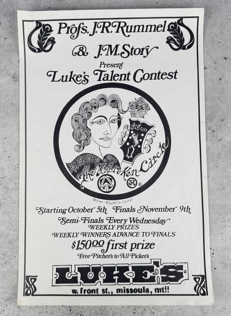 Jay Rummel Missoula Montana Lukes Bar Poster (1 of 4)