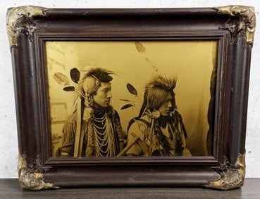 Benedicte Wrensted Shoshone Indians Orotone Photo