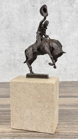 Bronc Rider Cowboy Bronze