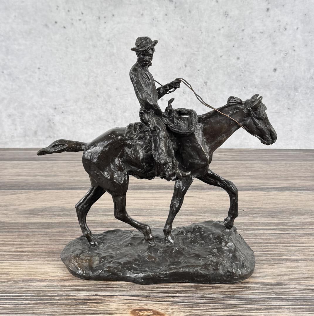Charles M Russell Montana Will Rogers Bronze (1 of 4)