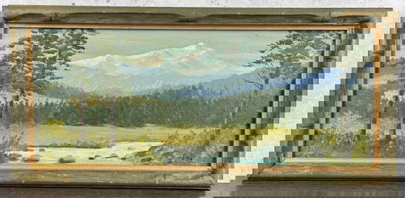 Glen Payton Bankson Washington Oil Painting