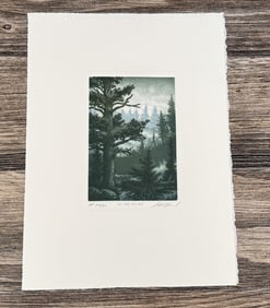 In the Pines Engraving