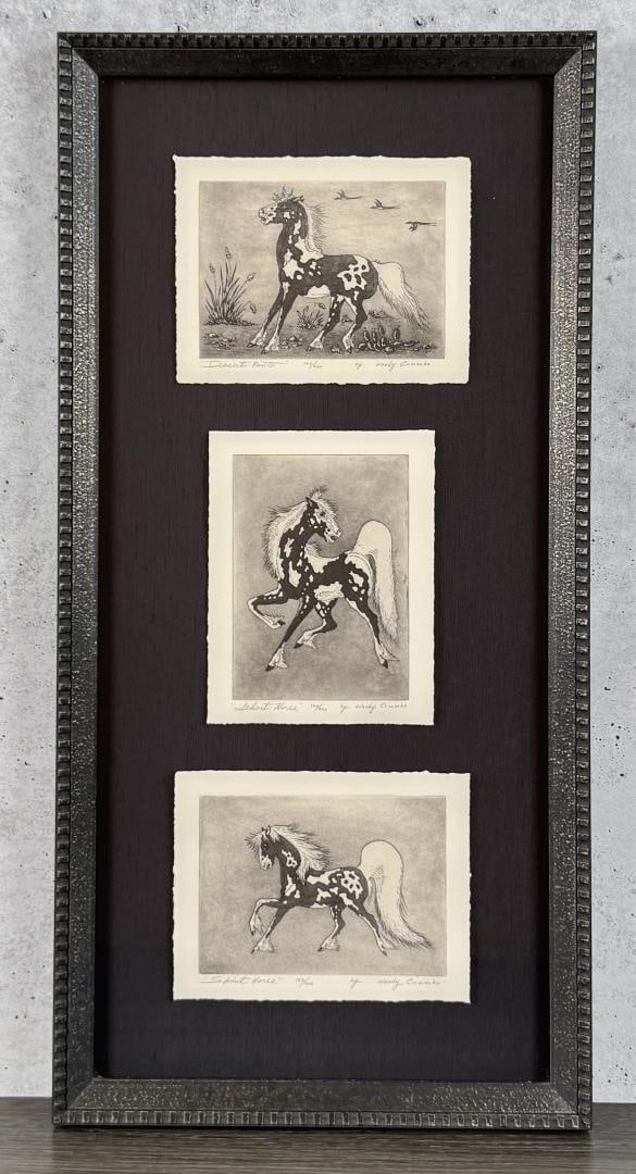 Woody Crumbo Horse Engravings (1 of 6)
