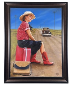 Lane Timothy Movin' On Oil Painting