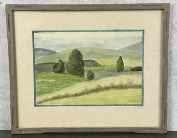 Glen Payton Bankson Washington Watercolor Painting