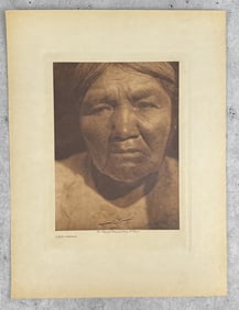 Edward Curtis Photogravure A Kato Matron