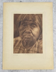 Edward Curtis Photogravure A Yuki Woman