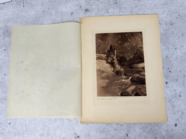 Edward Curtis Photogravure On the Merced