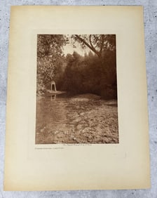 Edward Curtis Photogravure Summer Shelter