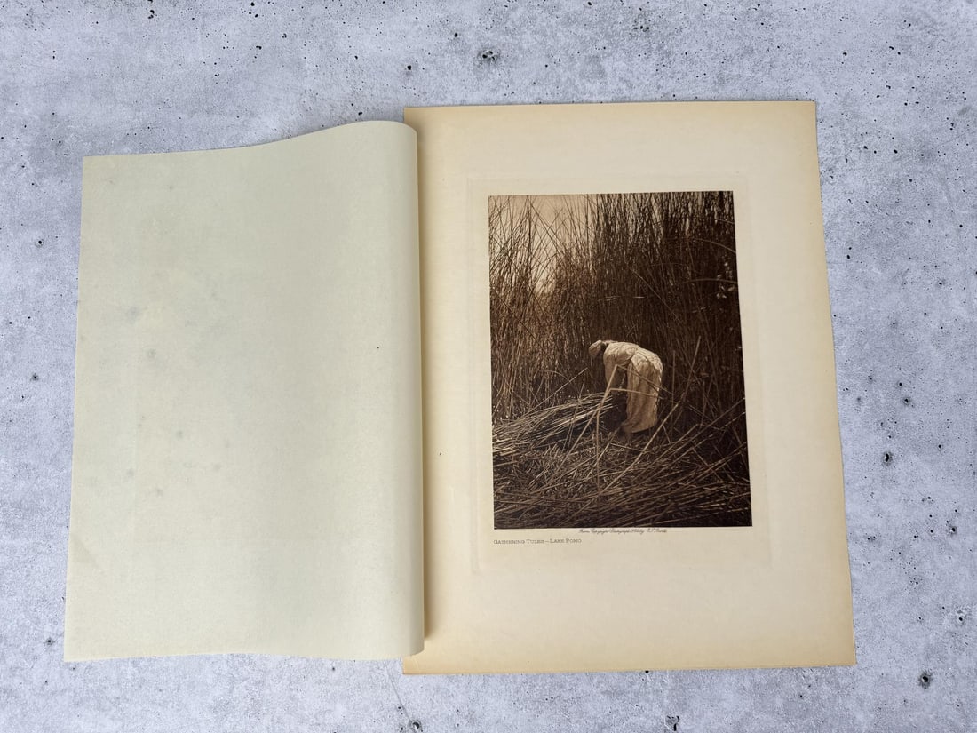 Edward Curtis Photogravure Gathering Tules (1 of 4)