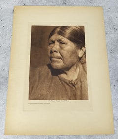 Edward Curtis Photogravure Chukchansi Woman