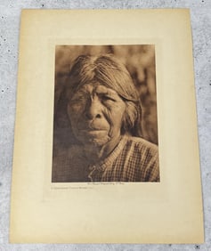 Edward Curtis Photogravure Chukchansi Woman