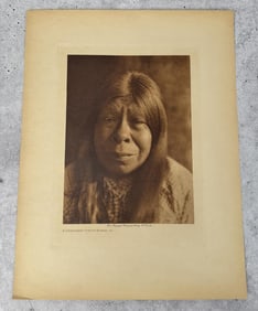 Edward Curtis Photogravure Chukchansi Woman