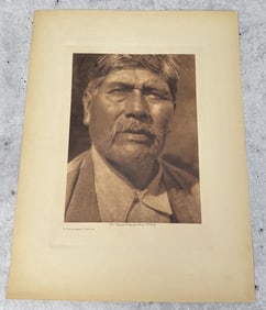 Edward Curtis Photogravure Yauelmani Yokuts