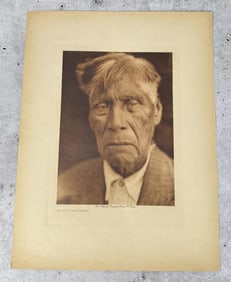Edward Curtis Photogravure Old Bob Tachi Yokuts