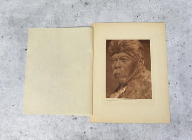 Edward Curtis Photogravure A Chukchansi Yokuts