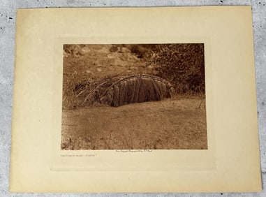 Edward Curtis Photogravure The Pigeon Blind Yokuts