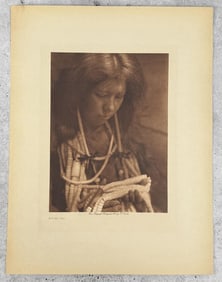 Edward Curtis Photogravure A Pomo Girl