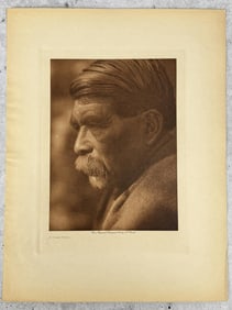 Edward Curtis Photogravure A Coast Pomo