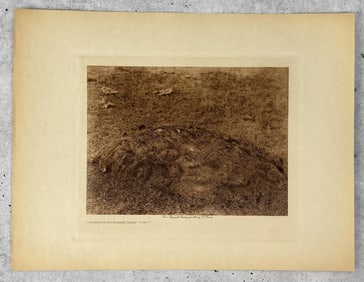Edward Curtis Photogravure Conception Rock