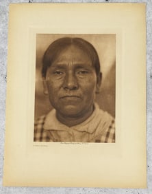 Edward Curtis Photogravure A Maidu Woman