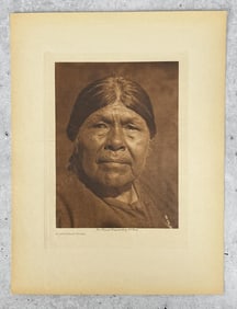Edward Curtis Photogravure A Chukchansi Woman