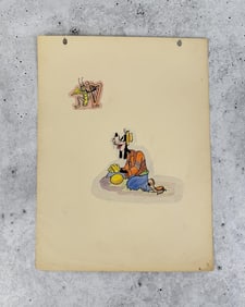 Walt Disney Animation Storyboard Drawing