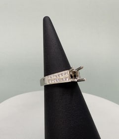 Platinum & Diamond Ring Setting
