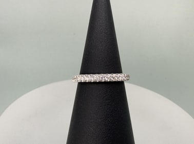 14K White Gold & Diamond Ring