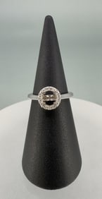 Venetti 14K White Gold & Diamond Ring Setting