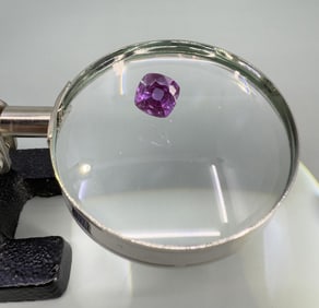 9.9ct Carat Oval Synthetic Purple Sapphire