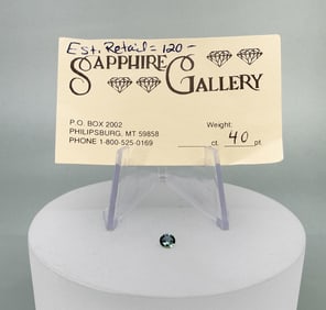 .4ct Montana Blue Sapphire