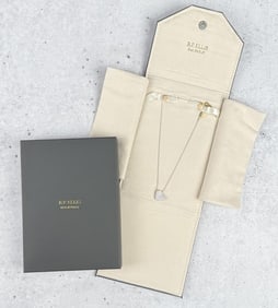 Gabriel & Co 14k White Gold Diamond Heart Necklace