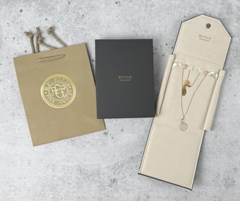 14k Rose Gold 1.6ct Diamond Necklace